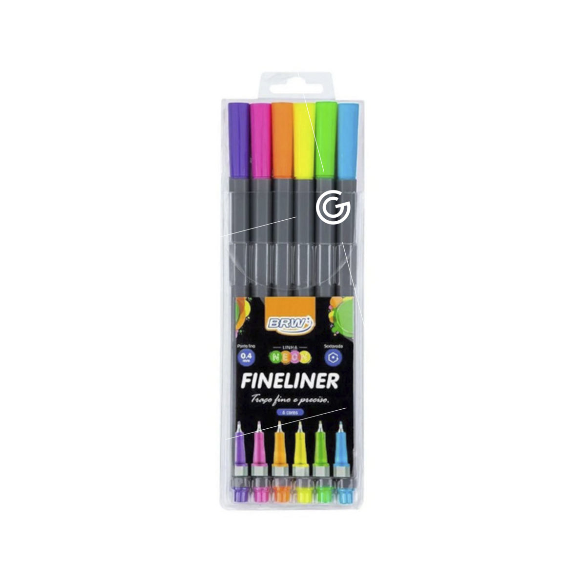 MARCADORES BRW 0.4 *6 COL SURT NEON